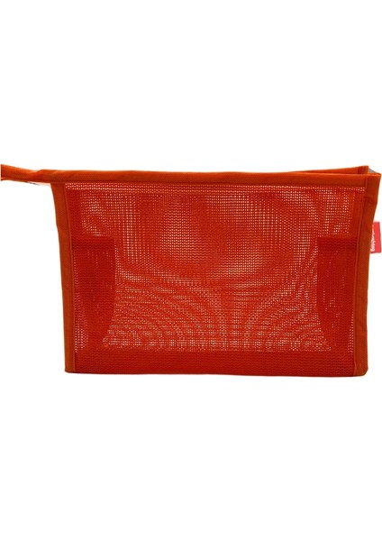 Turuncu File Clutch Çanta