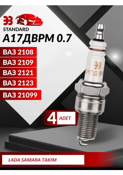 Lada Samara 2108 2109 2113 2114 2115 Buji Takım Orj Rus Ez 21080370701086E fiyatları