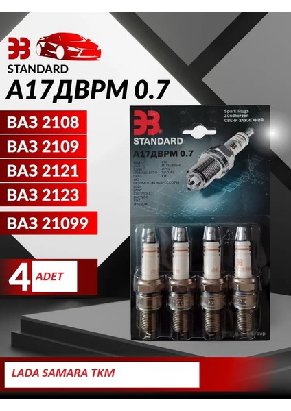 Lada Samara 2108 2109 2113 2114 2115 Buji Takım Orj Rus Ez 21080370701086E indirimleri