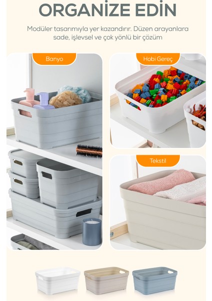 6'lı 10,8 Litre Saklama Kutusu Mavi indirimleri