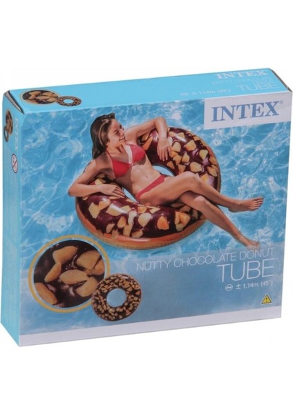 Yumuşak ve Lezzetli Beyaz Çikolatalı Donut Simit 114 Cm, Tatlı Keyfi modelleri