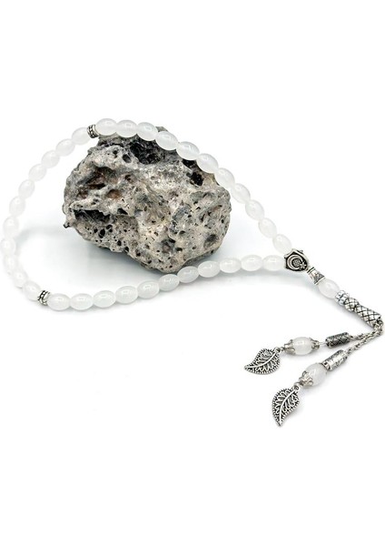 Arpa Kesim Buz Beyaz Tesbih