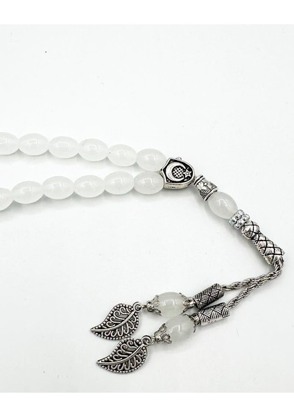 Arpa Kesim Buz Beyaz Tesbih modelleri