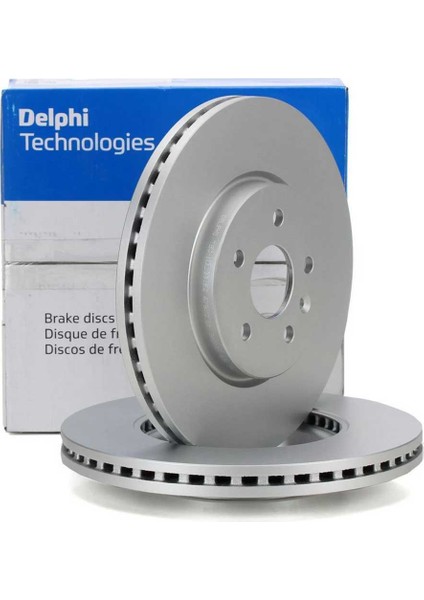 Peugeot 2008 Ön Fren Diski 2013-2019 Delphi Takım 2 Adet 266MM