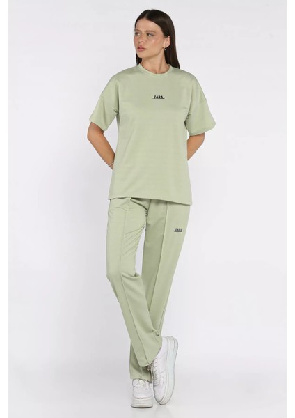 Kadın Çima Detaylı Nakışlı Pantolon Tişört Ikili Takım P-00017623 fiyatları