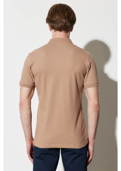 Regular Fit Camel Erkek Polo Yaka T-Shirt MW211837211 indirimleri