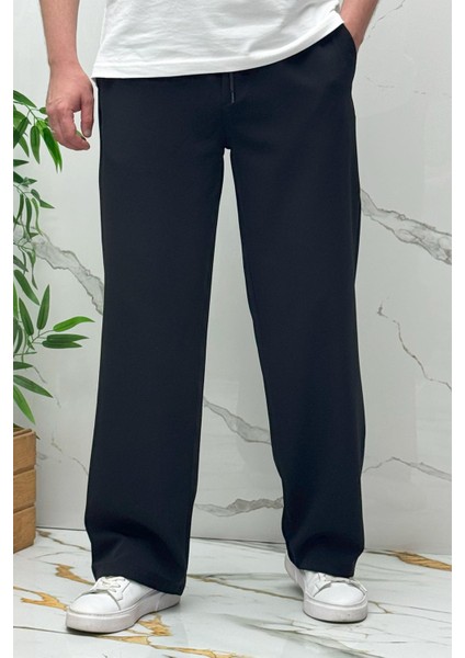 Erkek Baggy Geniş Kesim Pantolon Double Kumaş Yazlık