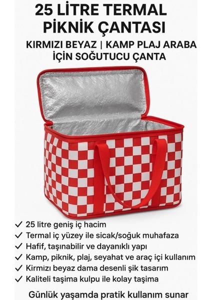 Termal Piknik Çantası Soğutucu Çanta 25 Litre modelleri