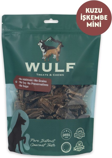 Kuzu Işkembe %100 Doğal Atıştırmalık Köpek Ödül Maması 100 Gram