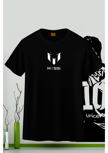 Messi Forma Ön ve Arka Baskılı Unisex T-Shirt/tişört - Tüm Yaş Grupları