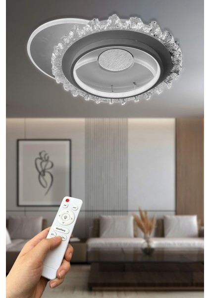 Bianca Plafonyer Kumandalı LED Avize