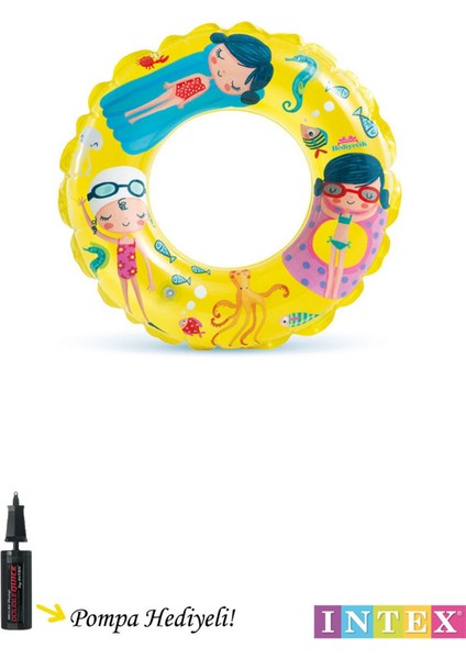 Deniz ve Okyanus Temalı Çocuk Havuz ve Deniz Simiti, 61 Cm, 6-10 Yaş