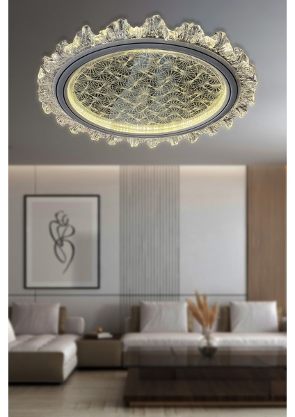 Vella Plafonyer Kumandalı LED Avize
