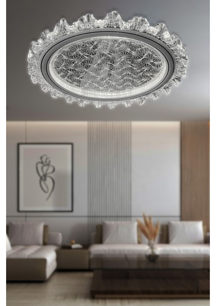 Vella Plafonyer Kumandalı LED Avize