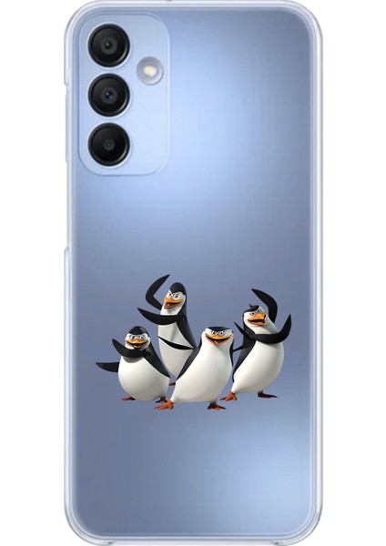 Samsung Galaxy A15 Uyumlu Şeffaf Kılıf Cartoon 8 Tasarımlı