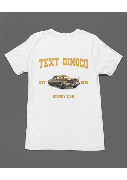 Tex Dinico Arabalar Cars Şimşek Mcqeen Unisex Tişört T-Shirt