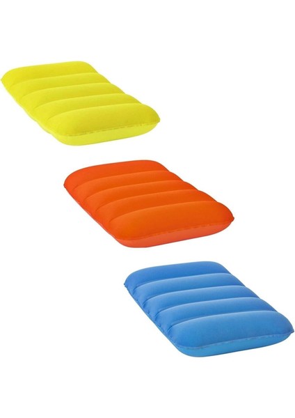 Renkli Şişme Çocuk Seyahat ve Kamp Yastığı, Yumuşak ve Rahat Kullanım fırsatları