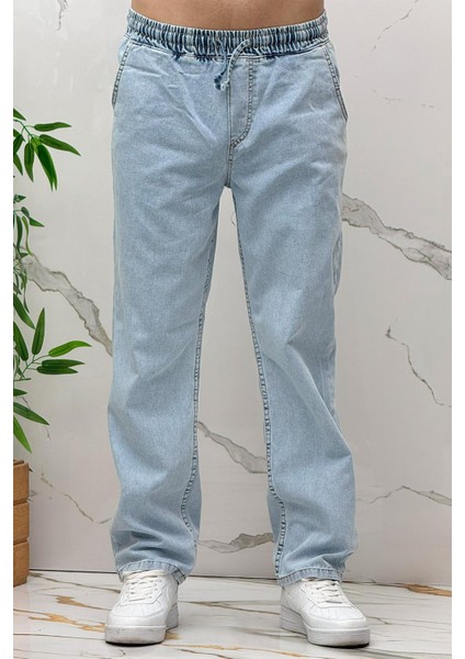 Erkek Baggy Kot Pantolon Rahat Kesim Tiril Tiril Ince Kumaş