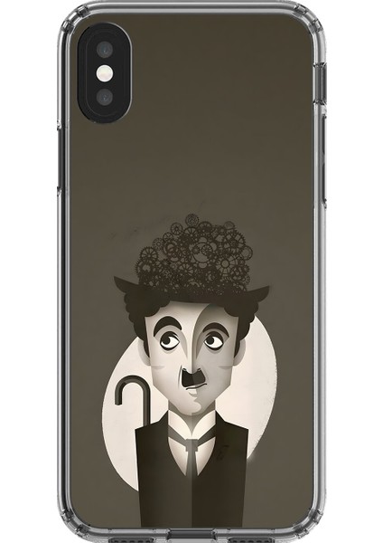 iPhone x Uyumlu Şeffaf Kılıf Aesthetic 1 Tasarımlı