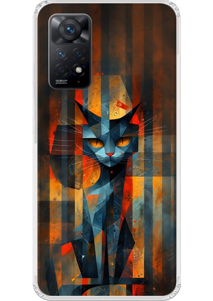 Xiaomi Redmi Note 11 Pro Uyumlu Şeffaf Kılıf Aesthetic 2 Tasarımlı