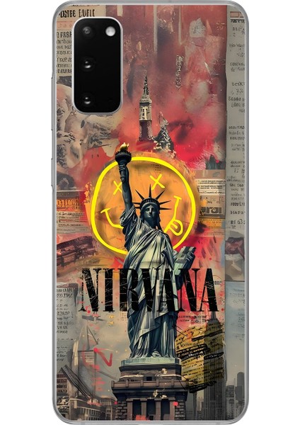 Samsung Galaxy S20 Uyumlu Şeffaf Kılıf Aesthetic 3 Tasarımlı