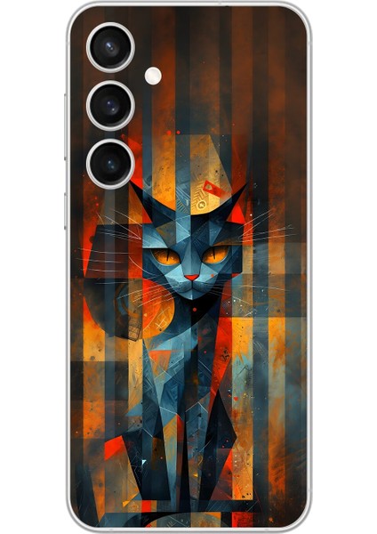 Samsung Galaxy S23 Uyumlu Şeffaf Kılıf Aesthetic 2 Tasarımlı