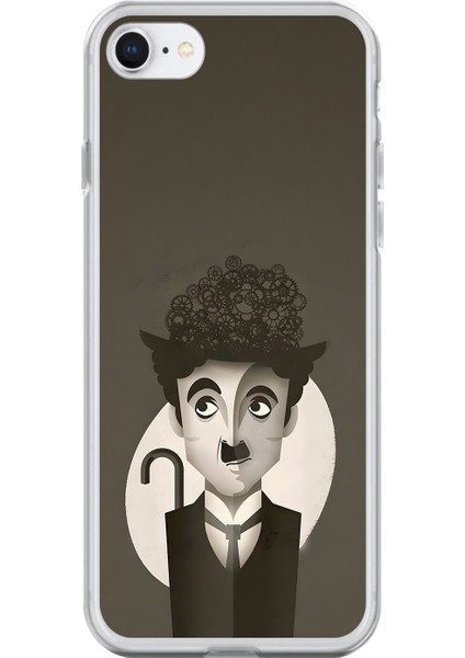 iPhone 6s Plus Uyumlu Şeffaf Kılıf Aesthetic 1 Tasarımlı
