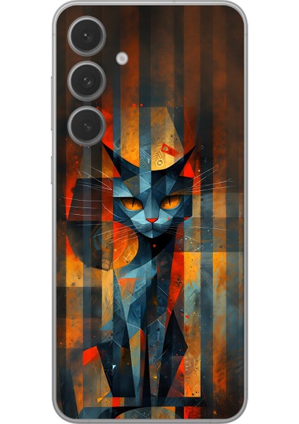 Samsung Galaxy S24+ Uyumlu Şeffaf Kılıf Aesthetic 2 Tasarımlı
