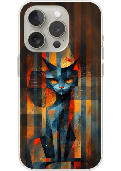 iPhone 14 Pro Max Uyumlu Şeffaf Kılıf Aesthetic 2 Tasarımlı
