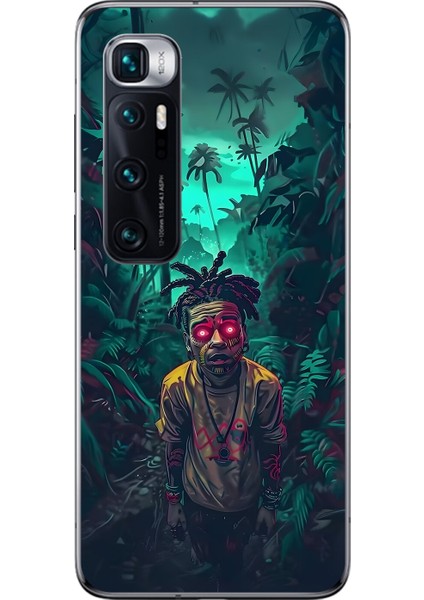 Xiaomi Mi 10 Pro Uyumlu Şeffaf Kılıf Aesthetic 7 Tasarımlı