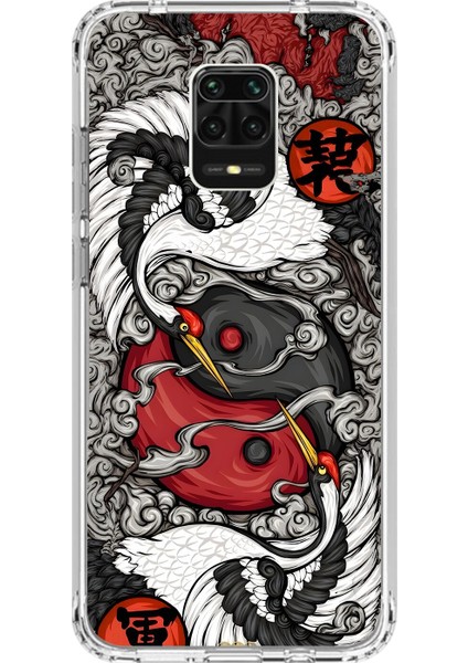 Xiaomi Redmi Note 9 Pro Uyumlu Şeffaf Kılıf Aesthetic 4 Tasarımlı