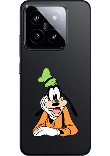 Xiaomi Mi 14 Uyumlu Şeffaf Kılıf Cartoon 5 Tasarımlı