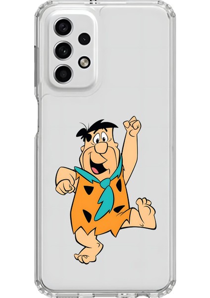 Samsung Galaxy A33 Uyumlu Şeffaf Kılıf Cartoon 3 Tasarımlı