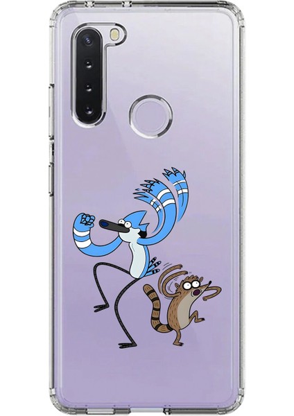 Samsung Galaxy A21 Uyumlu Şeffaf Kılıf Cartoon 13 Tasarımlı