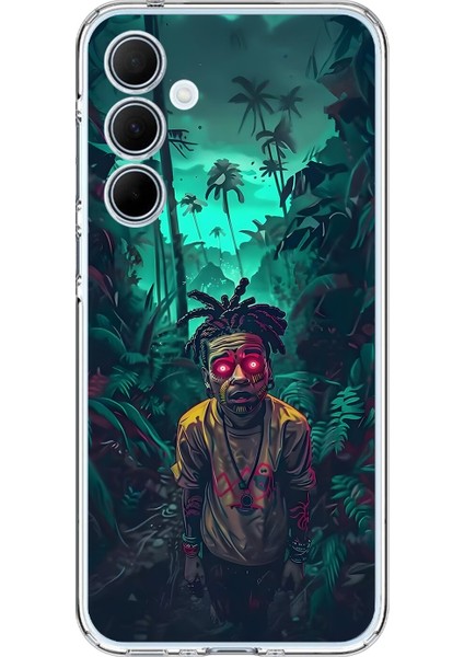 Samsung Galaxy A35 Uyumlu Şeffaf Kılıf Aesthetic 7 Tasarımlı