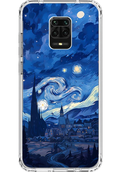 Xiaomi Redmi Note 9 Pro Uyumlu Şeffaf Kılıf Aesthetic 8 Tasarımlı