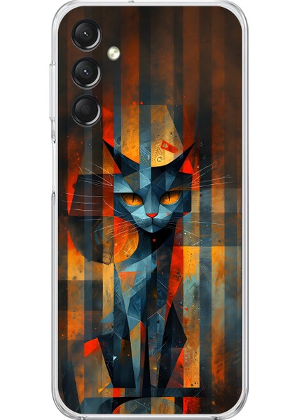 Samsung Galaxy A14 Uyumlu Şeffaf Kılıf Aesthetic 2 Tasarımlı