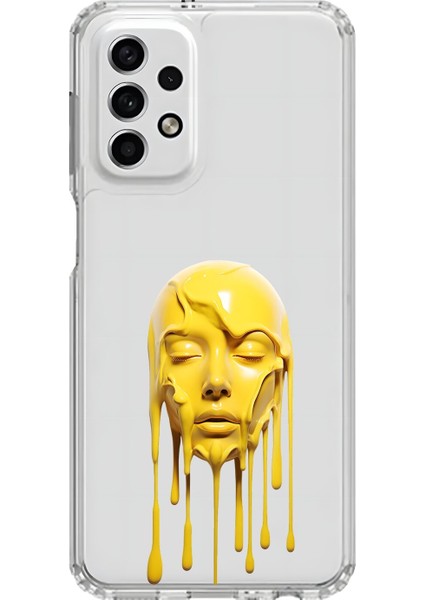 Samsung Galaxy A33 Uyumlu Şeffaf Kılıf Estetik Yüz 6 Tasarımlı