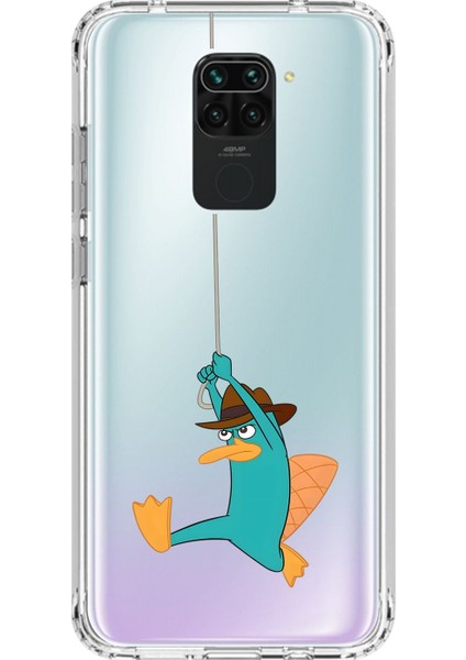 Xiaomi Redmi Note 9 Uyumlu Şeffaf Kılıf Cartoon 11 Tasarımlı