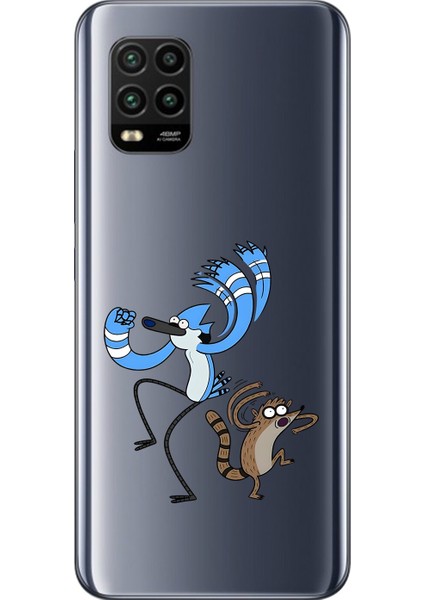 Xiaomi Mi 10 Lite Uyumlu Şeffaf Kılıf Cartoon 13 Tasarımlı