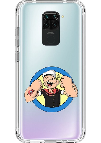 Xiaomi Redmi Note 9 Uyumlu Şeffaf Kılıf Cartoon 12 Tasarımlı