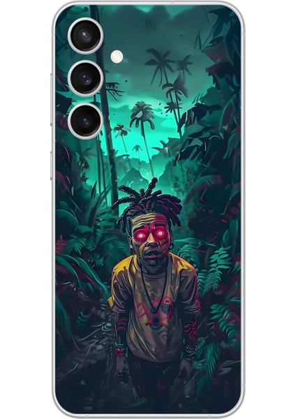 Samsung Galaxy S23 Fe Uyumlu Şeffaf Kılıf Aesthetic 7 Tasarımlı