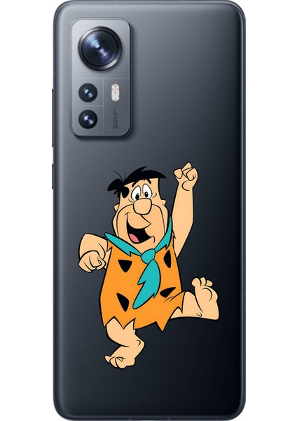 Xiaomi Mi 12 Uyumlu Şeffaf Kılıf Cartoon 3 Tasarımlı