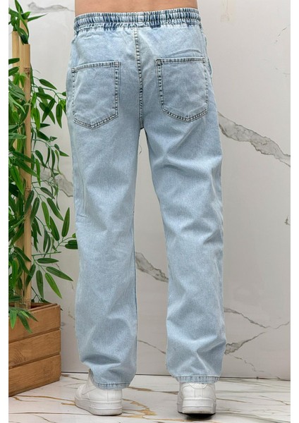 Erkek Baggy Kot Pantolon Rahat Kesim Tiril Tiril Ince Kumaş indirimleri