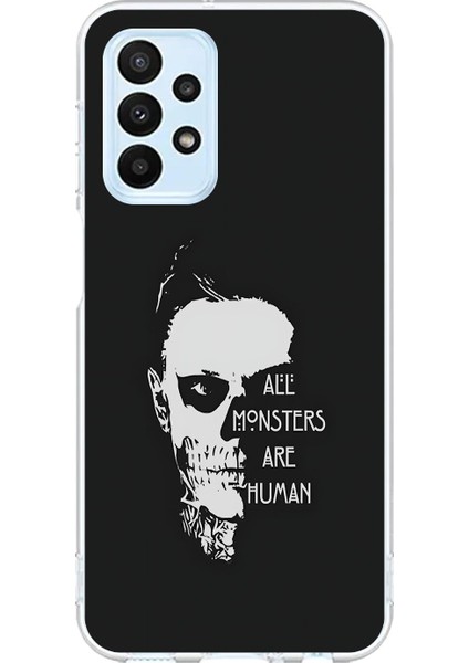Samsung Galaxy A23 Uyumlu Şeffaf Kılıf American Horror Story Tasarımlı