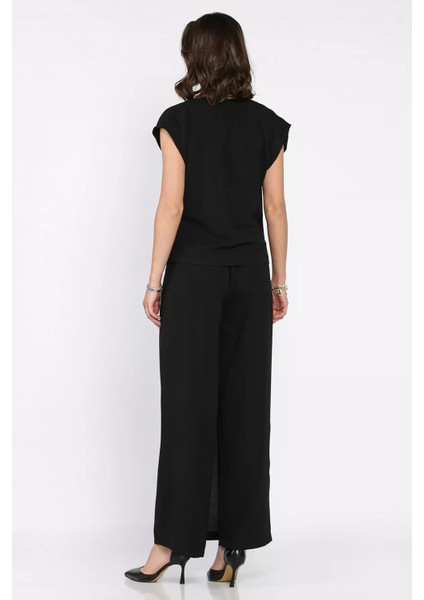 Kadın Etek Görünümlü Pantolon Bluz Ikili Takım P-00017523 modelleri