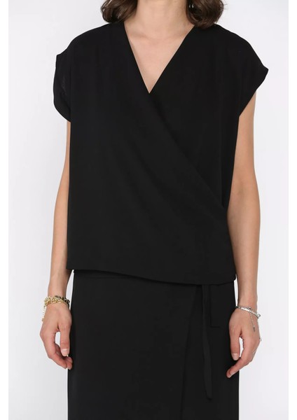 Kadın Etek Görünümlü Pantolon Bluz Ikili Takım P-00017523 fırsatları