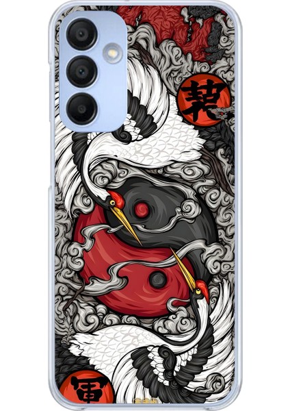 Samsung Galaxy A15 Uyumlu Şeffaf Kılıf Aesthetic 4 Tasarımlı