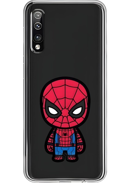 Samsung Galaxy A50 Uyumlu Şeffaf Kılıf Chibi 7 Tasarımlı