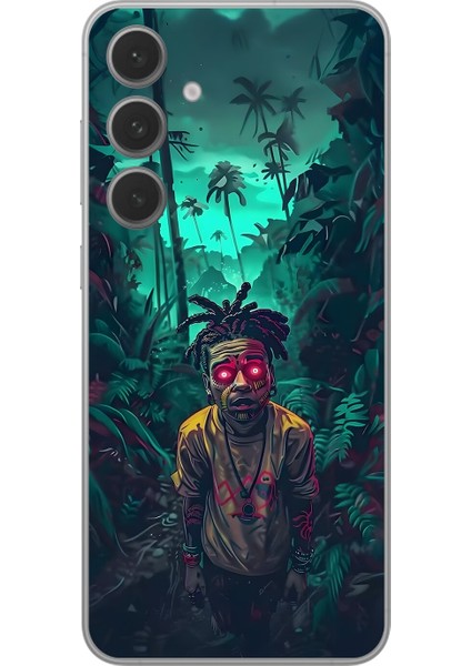 Samsung Galaxy S24+ Uyumlu Şeffaf Kılıf Aesthetic 7 Tasarımlı